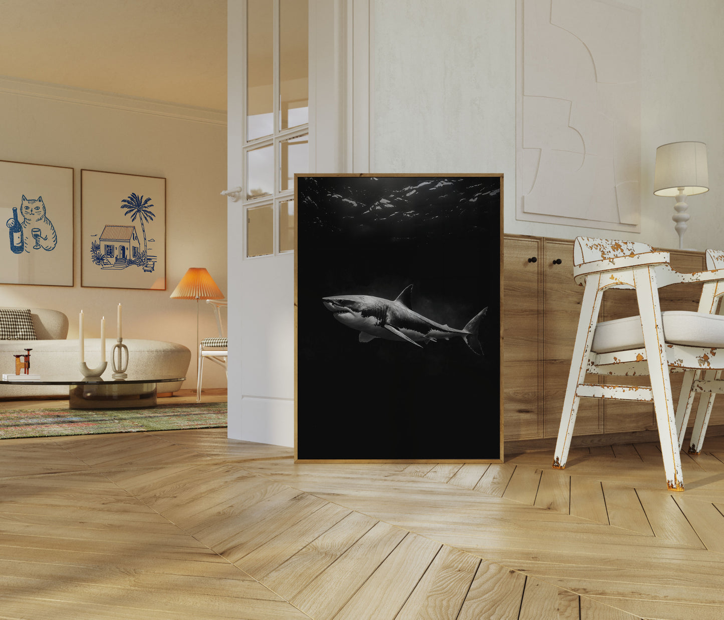 Dark Ocean Predator Poster