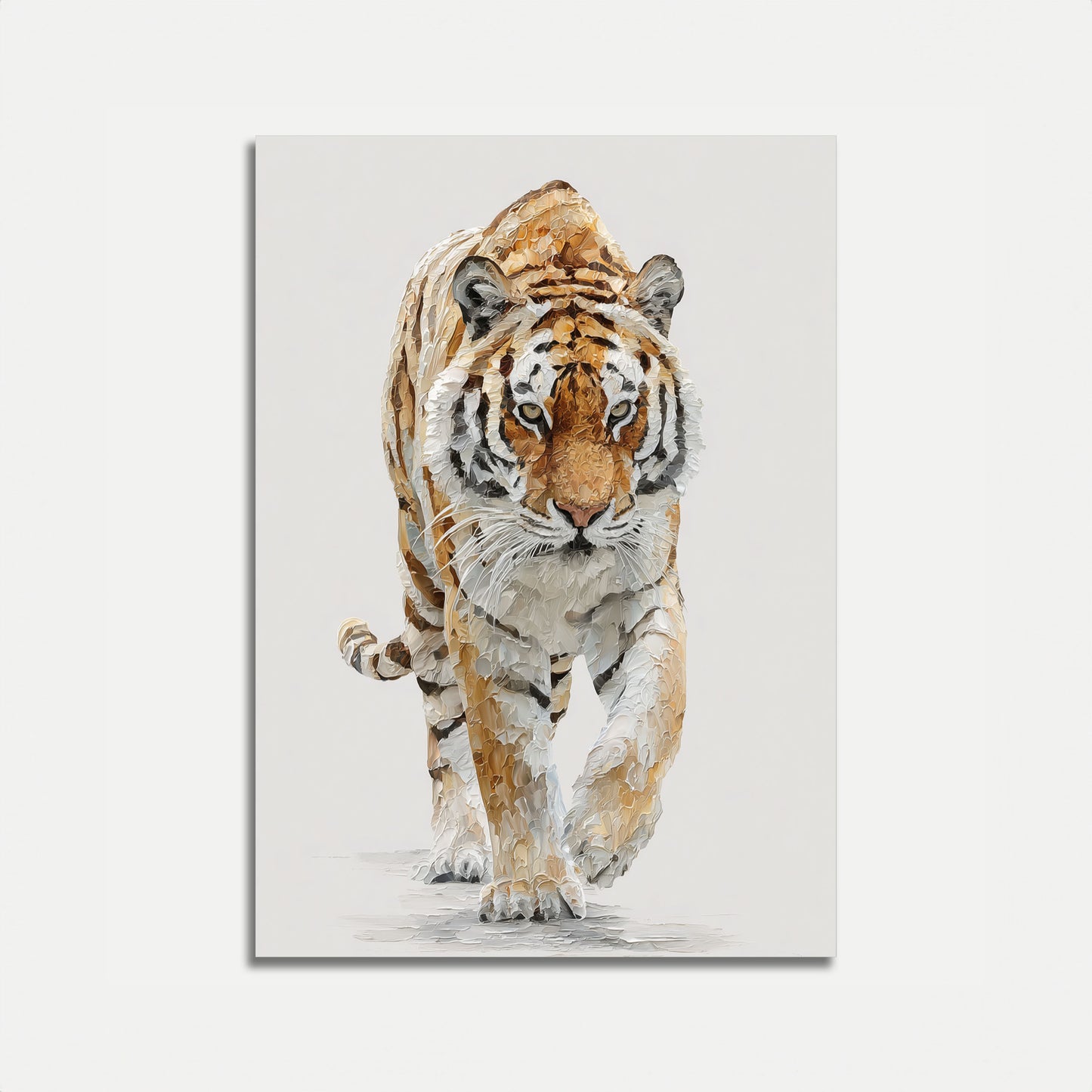 Majestic Bengal Tiger Walking Poster