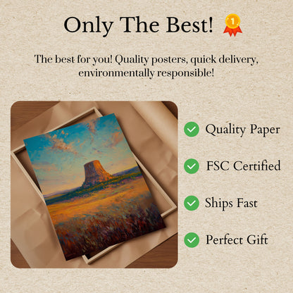 Poster Paesaggistico della Torre del Diavolo