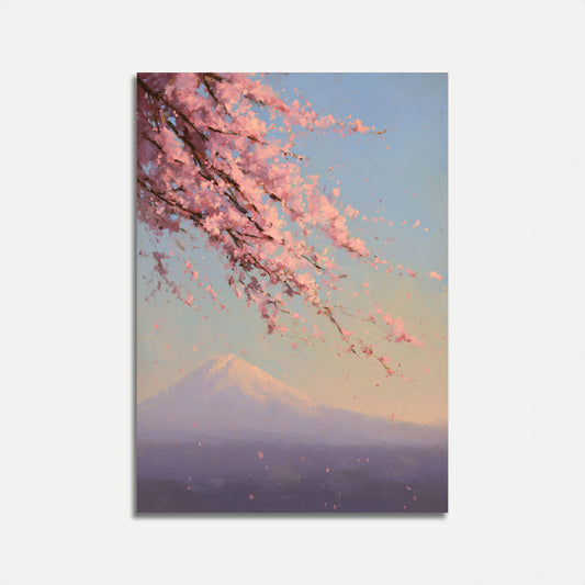 Cartaz de Flores de Cerejeira do Monte Fuji