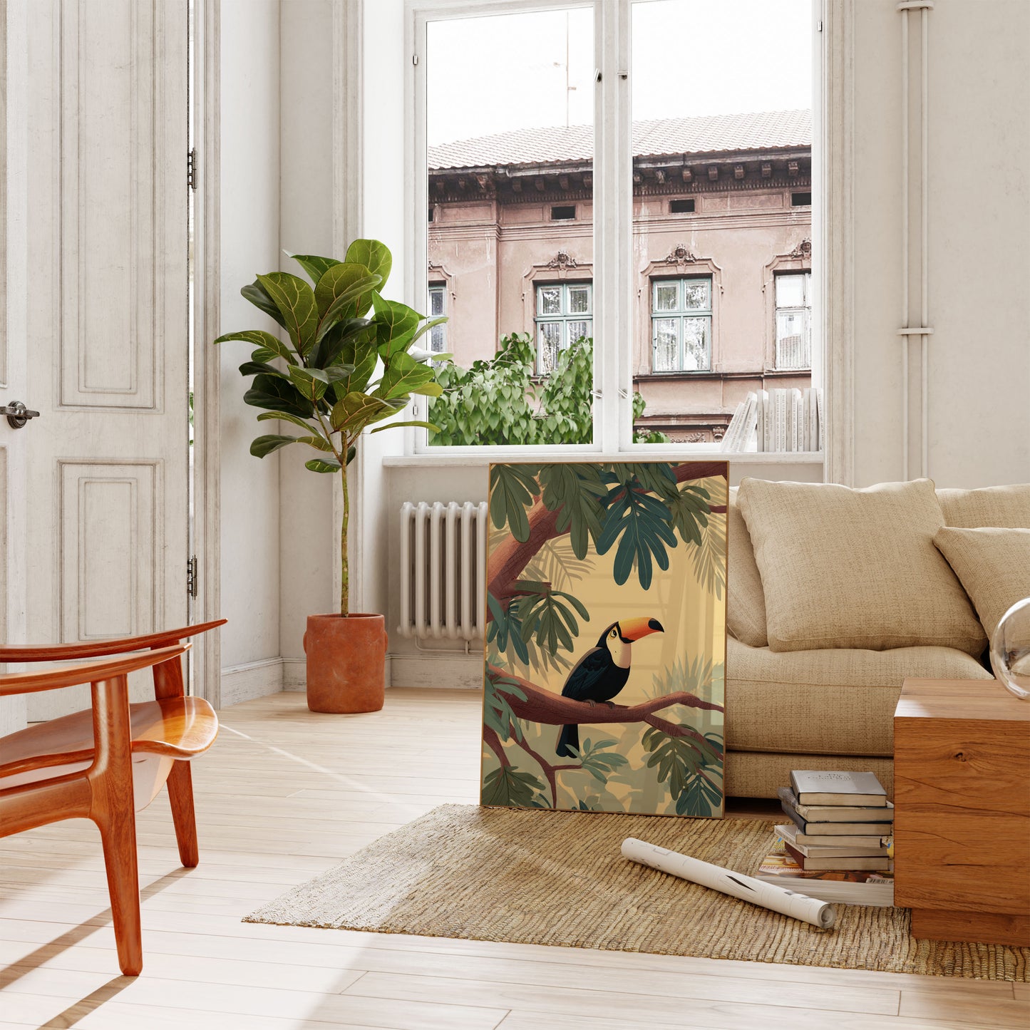 Tropical Toucan Forest Poster