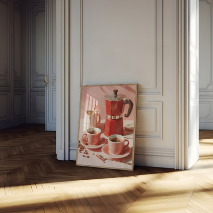 Morning Coffee Ritual Poster