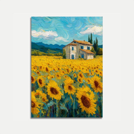 Toscana Solsikkemarkeder Plakat
