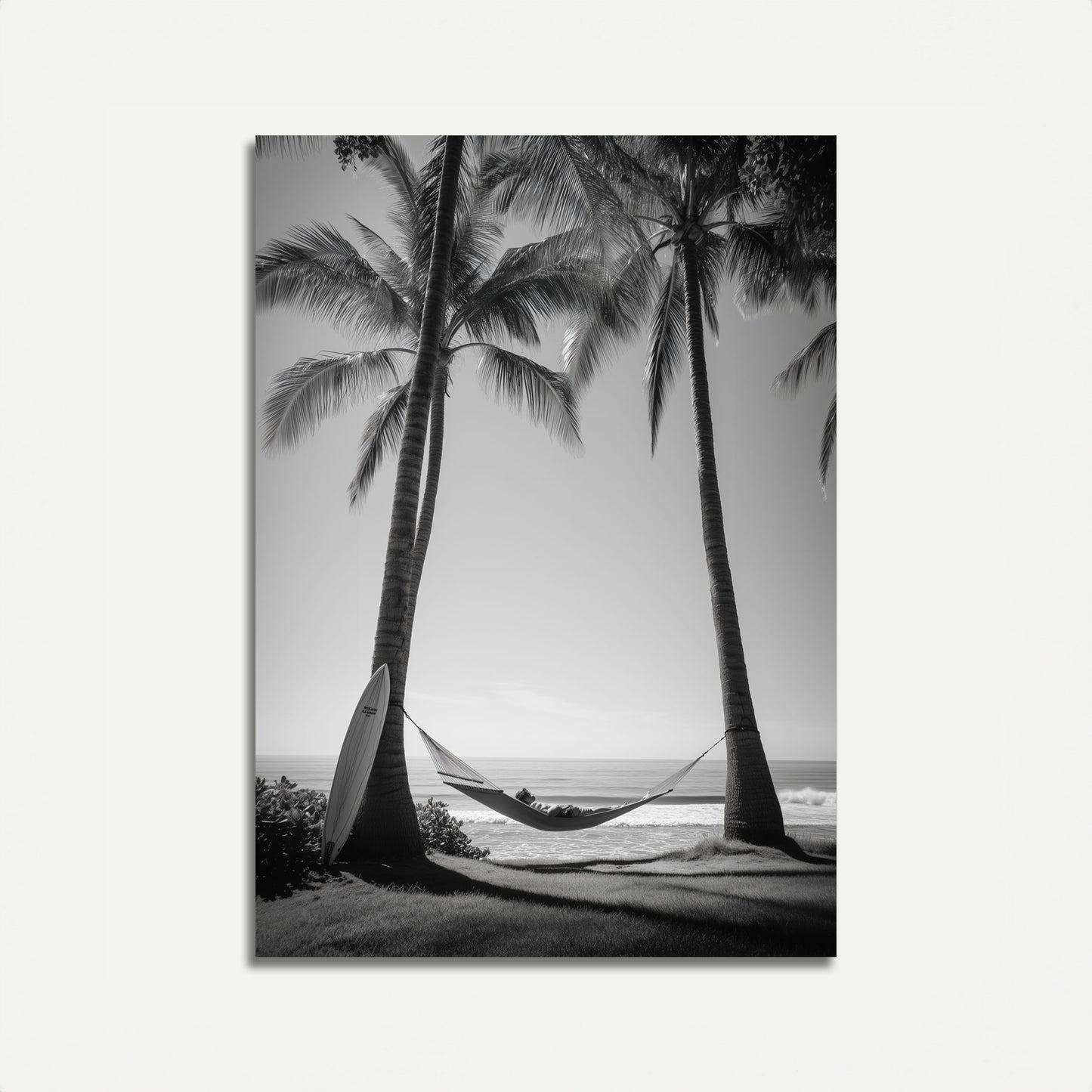 Cartaz de Rede de Dormir Entre Palmeiras