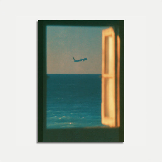 Manifesto: Aereo che vola sull'oceano