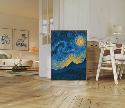 Starry Night Sky Poster