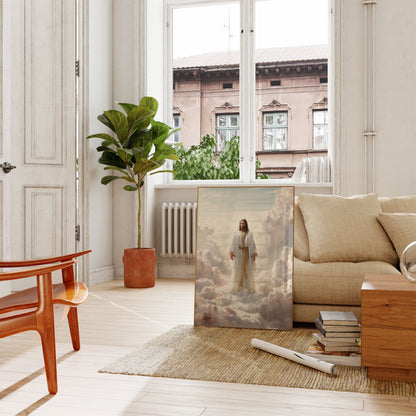 Divine Heavenly Clouds Poster