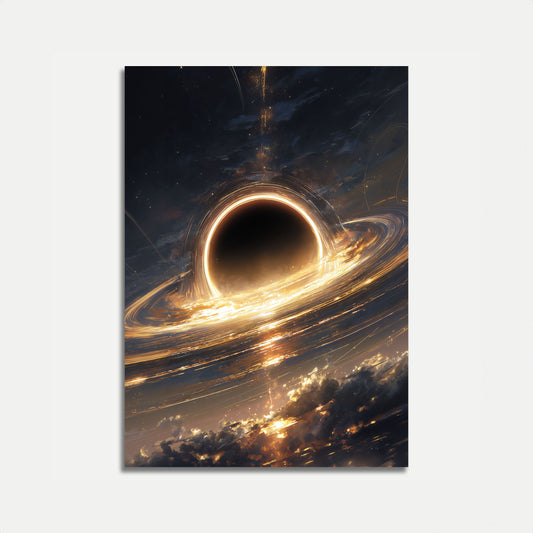 Plakat Czarna Dziura Kosmiczny Wir