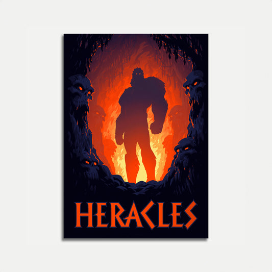 Póster de Heracles en el Inframundo