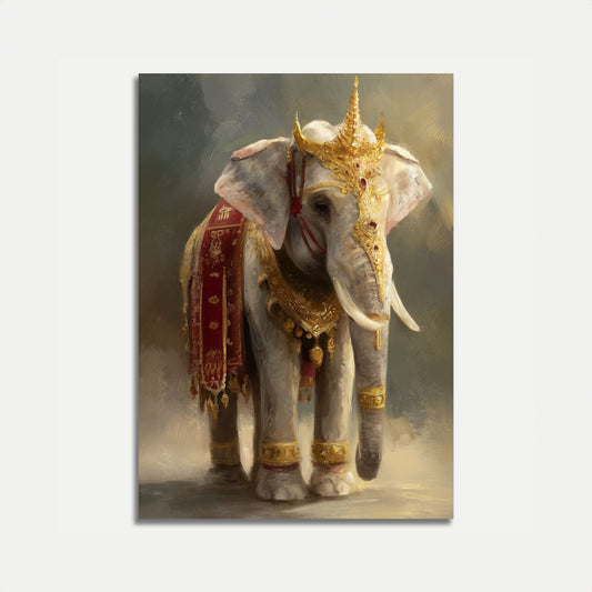 Royal Thai Elephant Majesty Poster