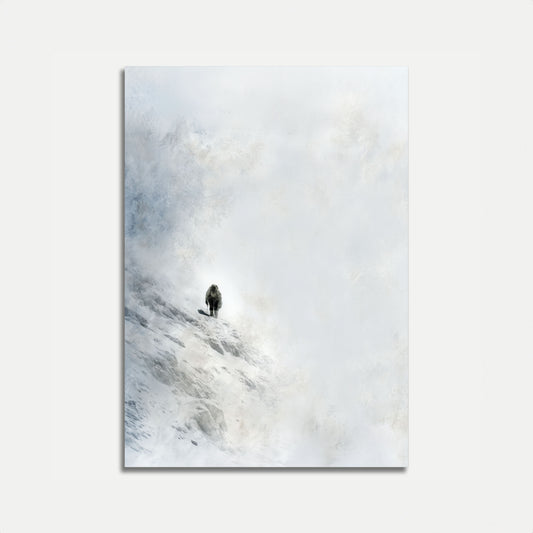 Solitude on Everest Climbing Poster