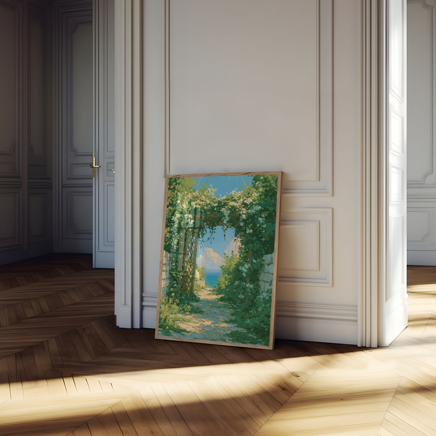Mediterranean Garden Archway Poster