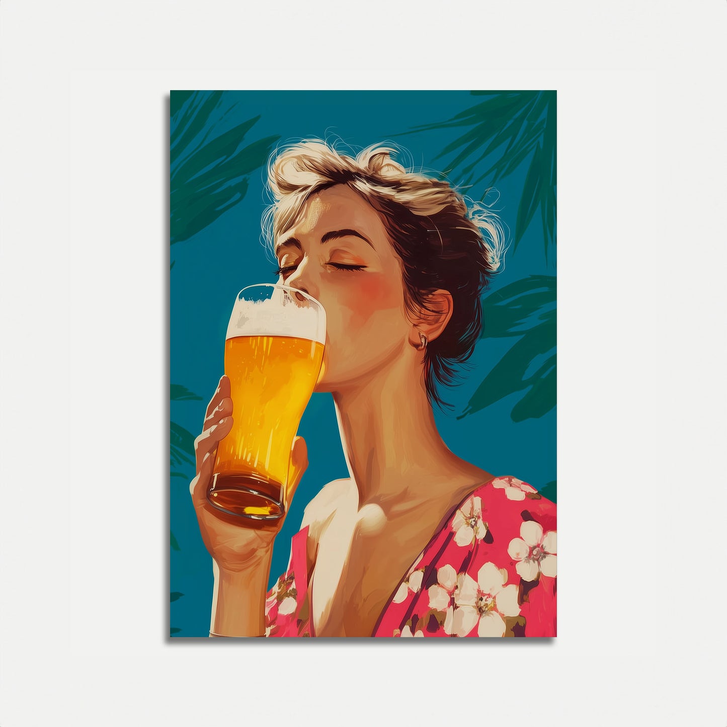 Vintage Beer Bliss Poster