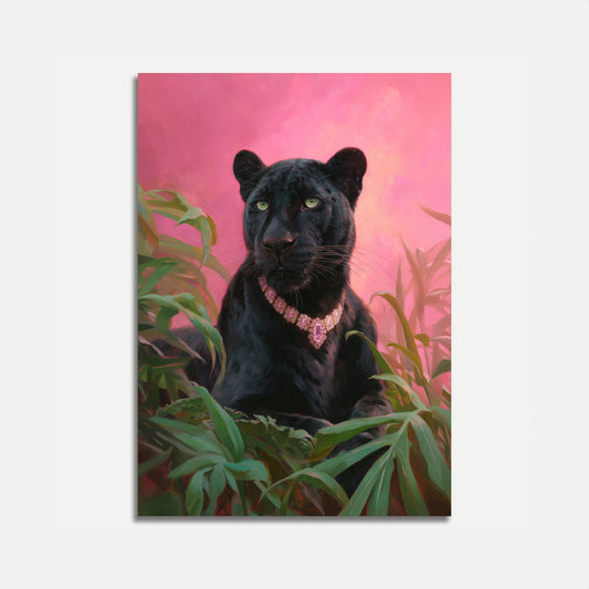 Royal Black Panther Glamour Plakát