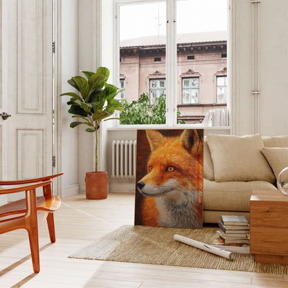 Golden Fox Portrait Poster