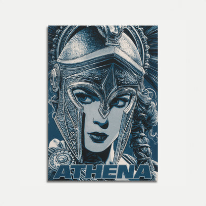 Athena Goddess Warrior Poster