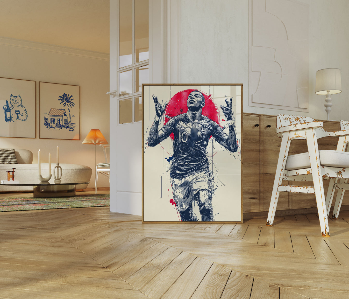 Poster di Celebrazione Dinamica del Calcio