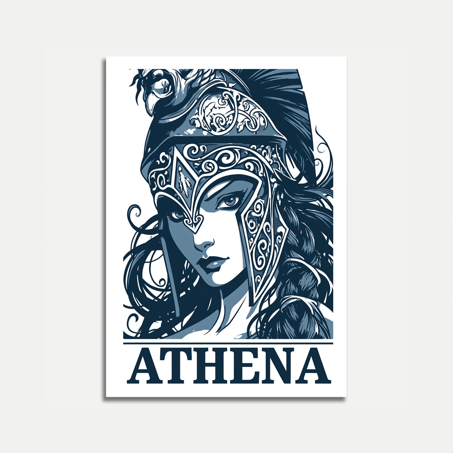 Athena Greek Goddess Poster