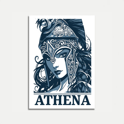 Athena Greek Goddess Poster