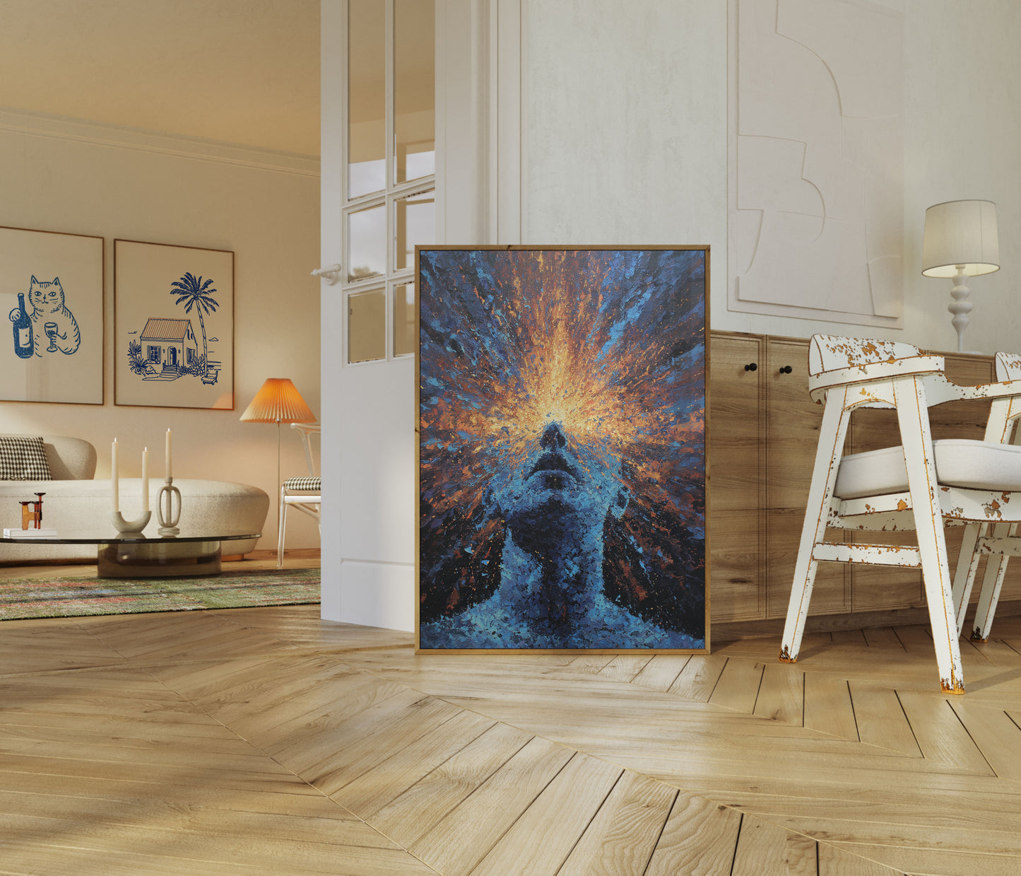 Cosmic Awakening Explosion Poster