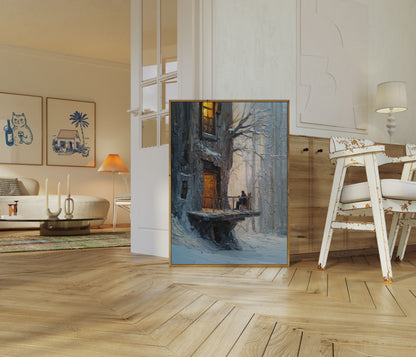 Urban Solitude Evening Poster