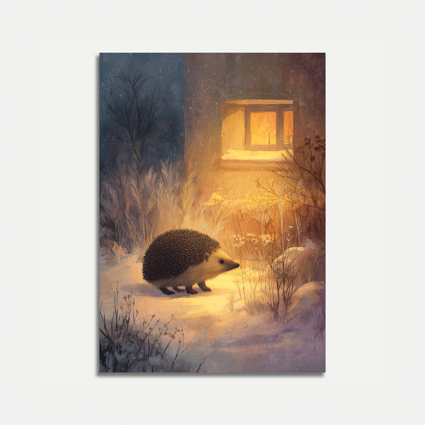 Poster del Riccio nel Calore Invernale
