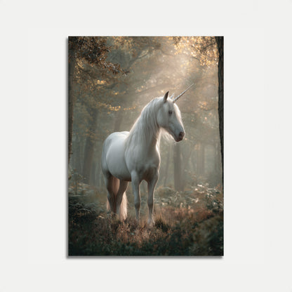 Póster del Bosque Etéreo de Unicornios