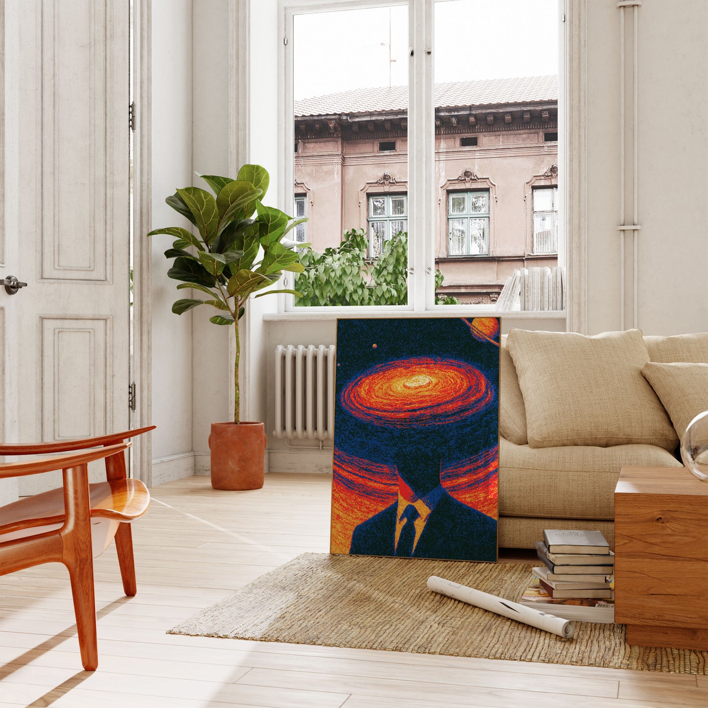 Kosmische Galaxy Spiraal Poster