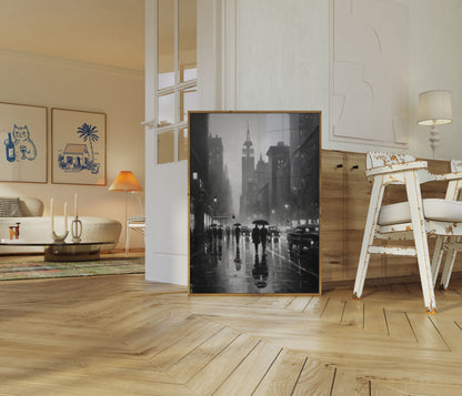 Rainy New York City Poster