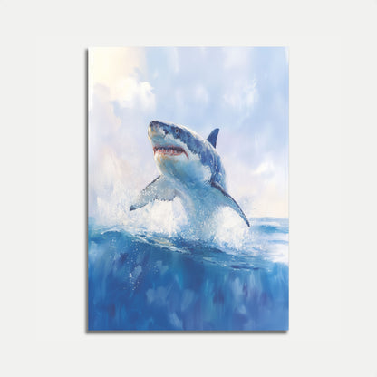 Great White Breach Power Poster