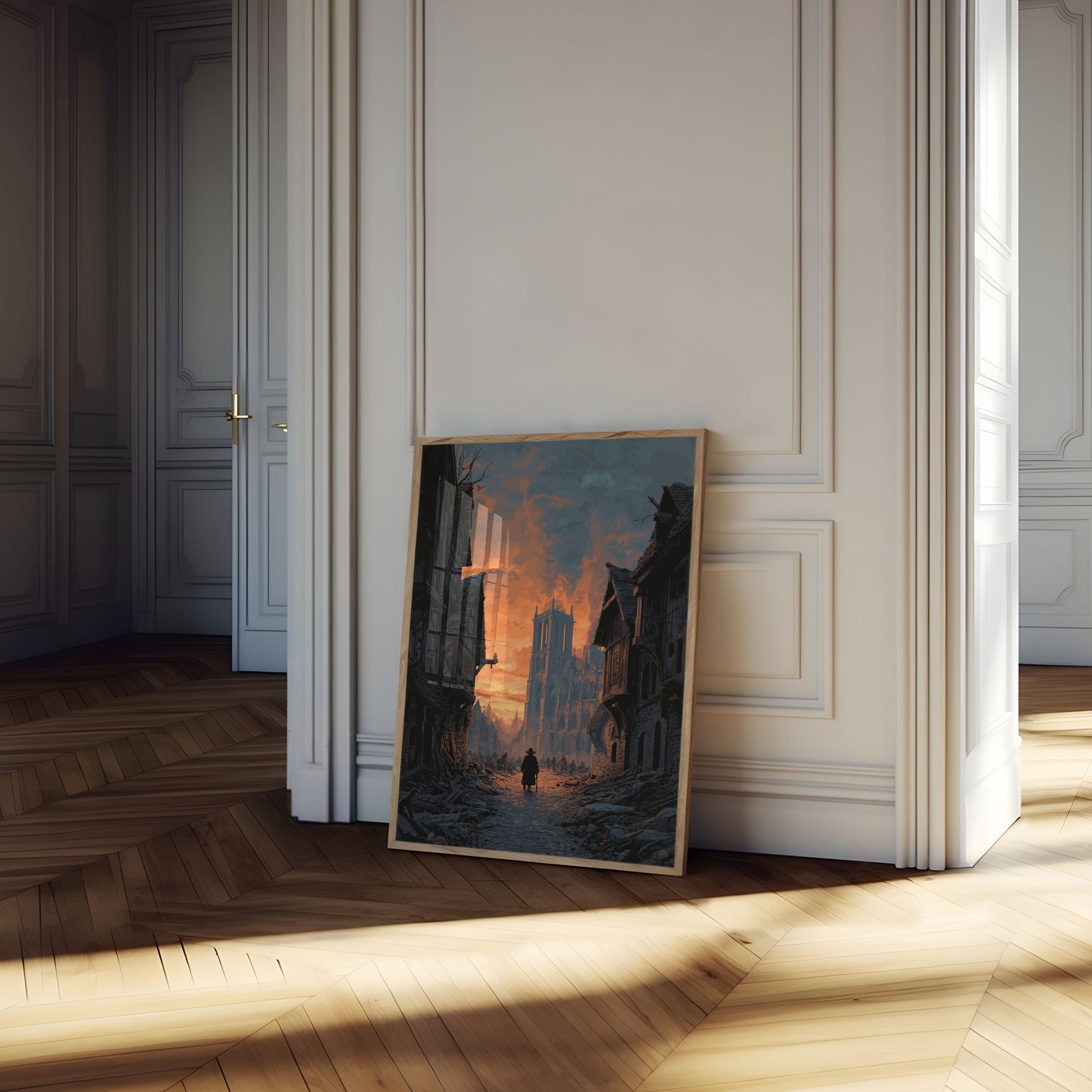 Apocalyptische Kathedraal Straatposter