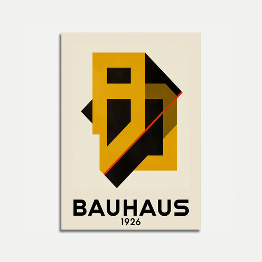 Bauhaus 1926 Geometric Design Poster