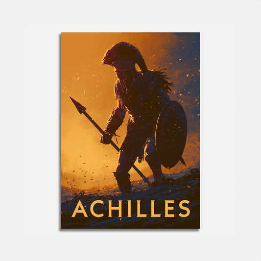 Warrior Achilles Ancient Legend Poster