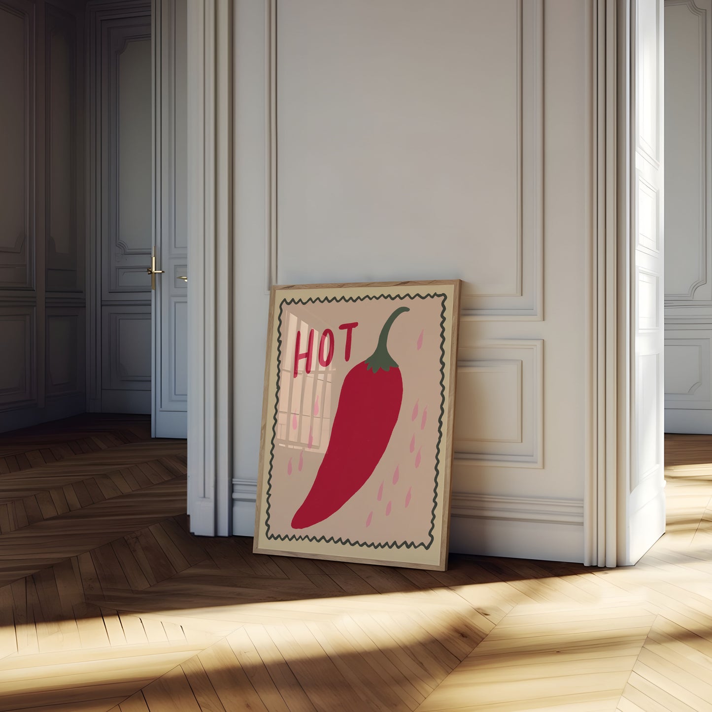 Spicy Red Hot Chili Poster