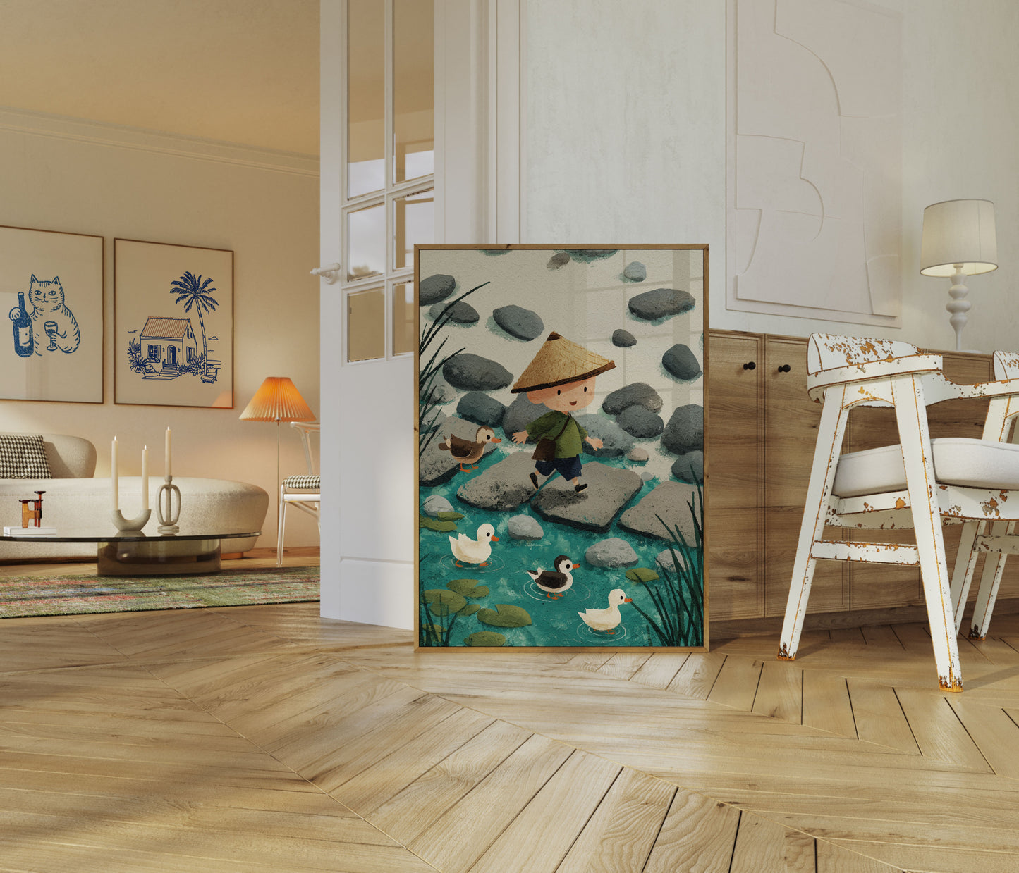 Stepping Stones Duck Adventure Poster