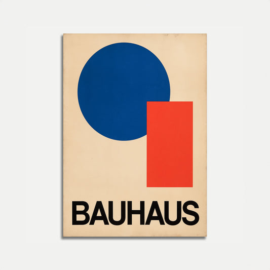 Bauhaus Geometrische Formen Poster