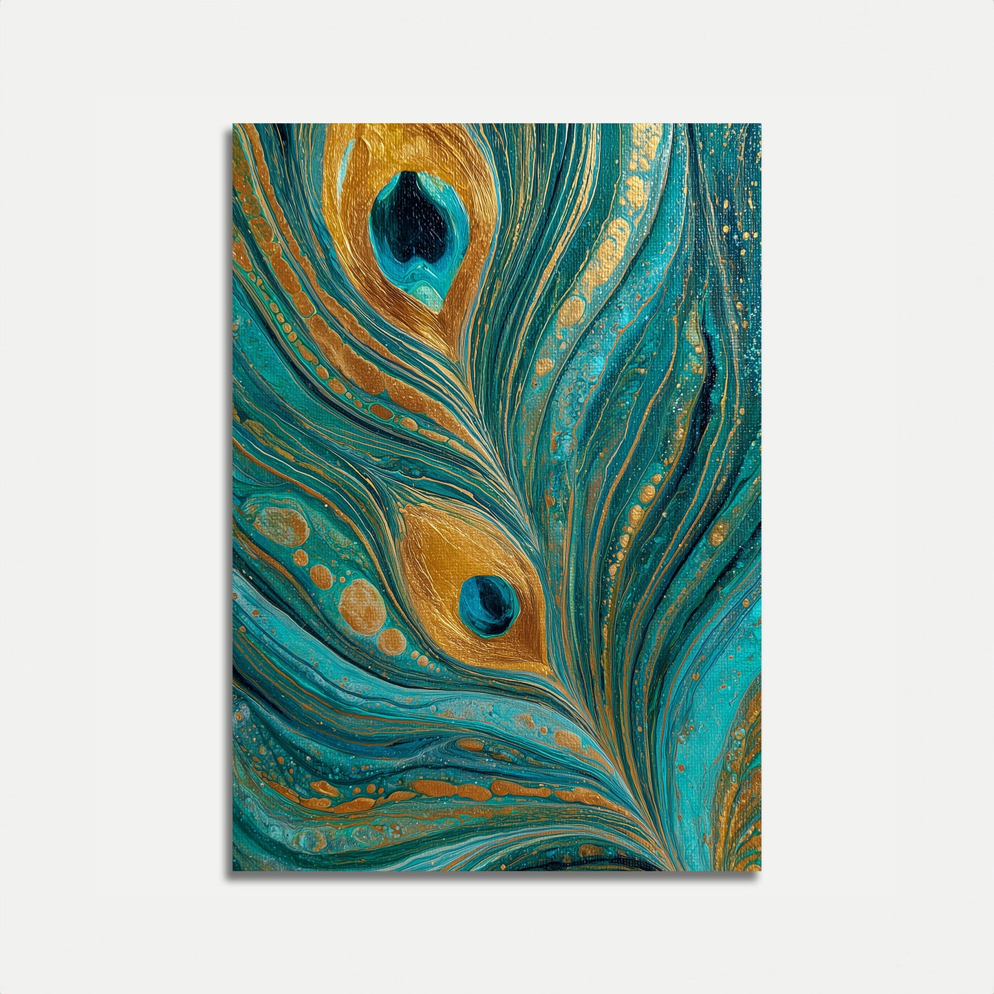 Pauwe Veer Abstract Poster