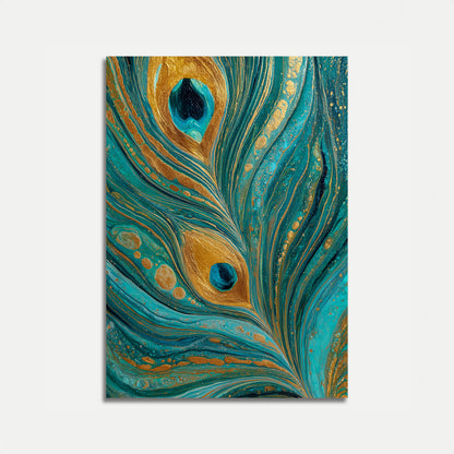Pauwe Veer Abstract Poster