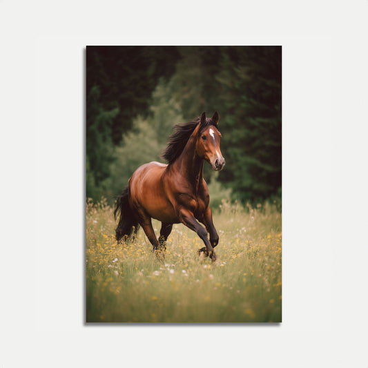 Majestic Bay Horse Poster