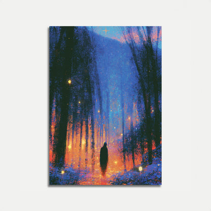 Ensom Rejse Gennem Lys Plakat