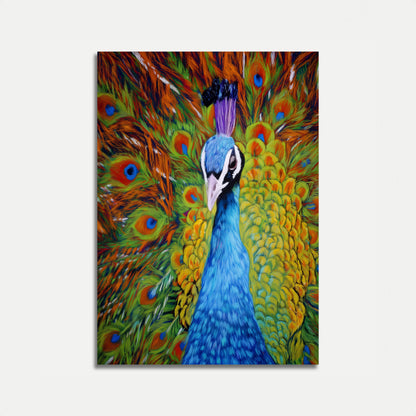 Majestic Peacock Feather Poster
