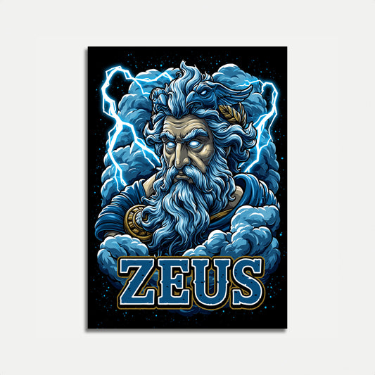 Zeus God of Thunder Poster