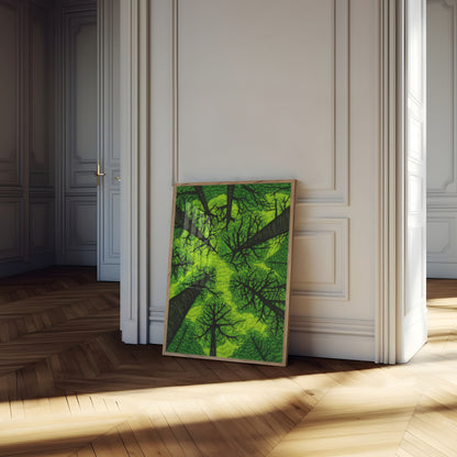 Green Forest Canopy Poster