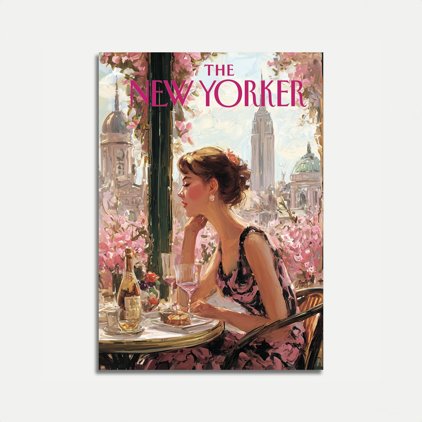 New York Spring Romance Poster