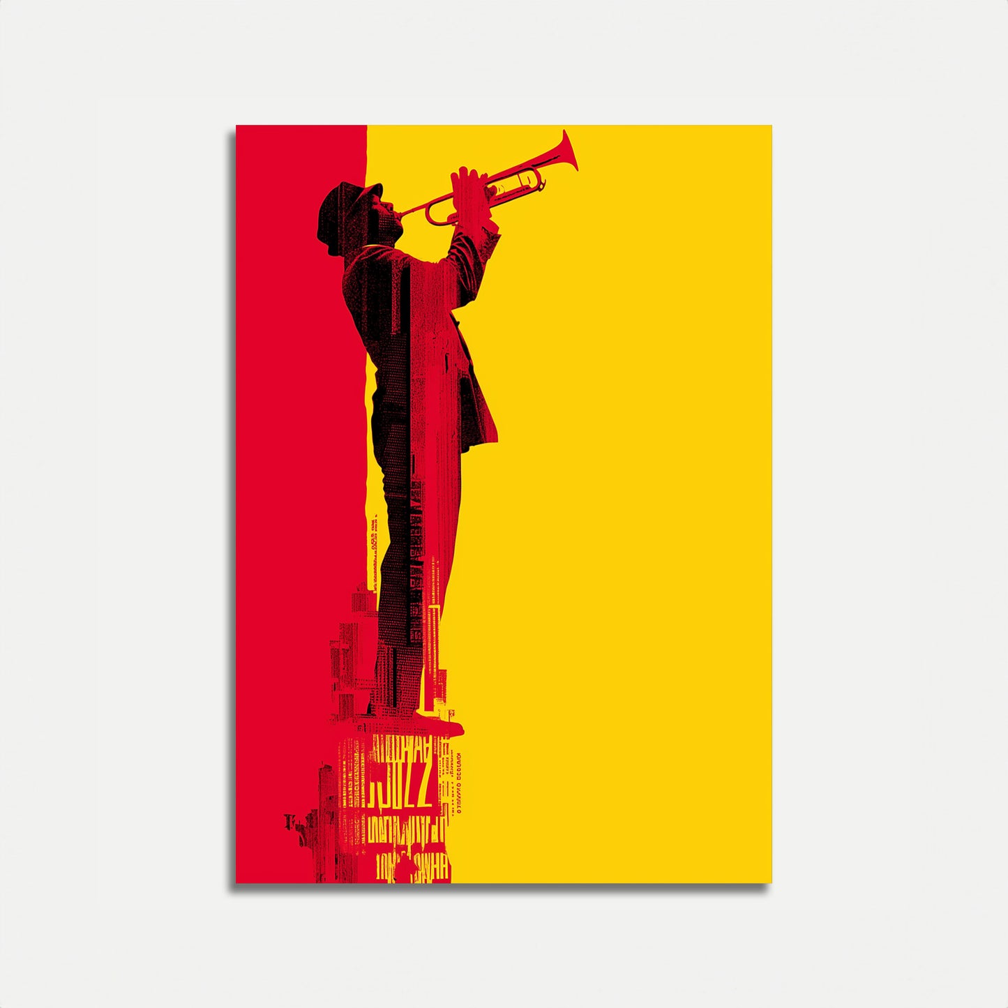 Vibrant Jazz City Rhythm Poster