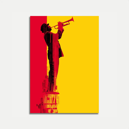 Vibrant Jazz City Rhythm Poster