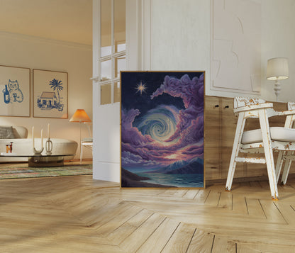 Affiche Portail Cosmique dans les Nuages