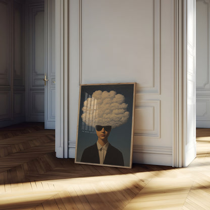 Cloud Mind Surrealist Poster