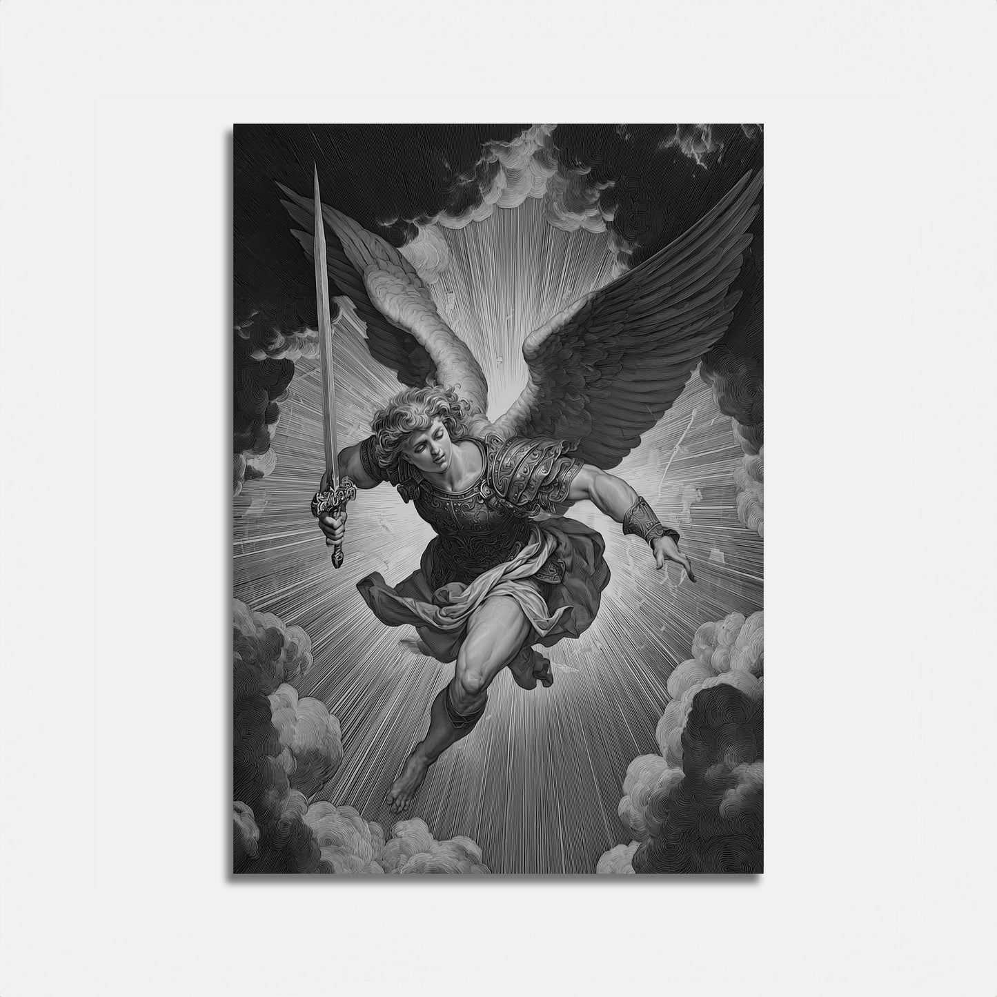 Celestial Warrior Angel Poster