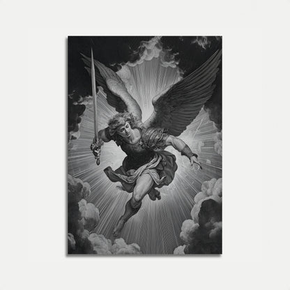 Celestial Warrior Angel Poster
